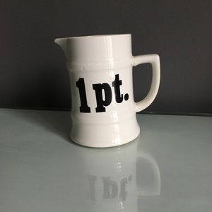 White Ceramic Pint Mug